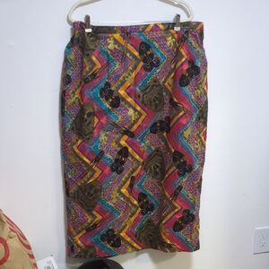 Colorful Geometric Women's Pencil Skirt